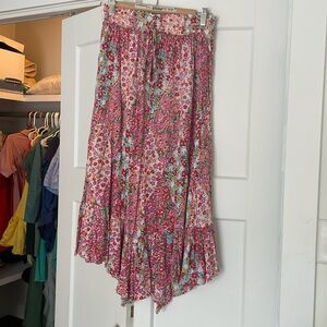 Cute floral maxi skirt